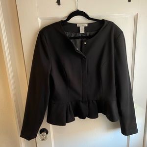 WDNY Black Peplum Jacket